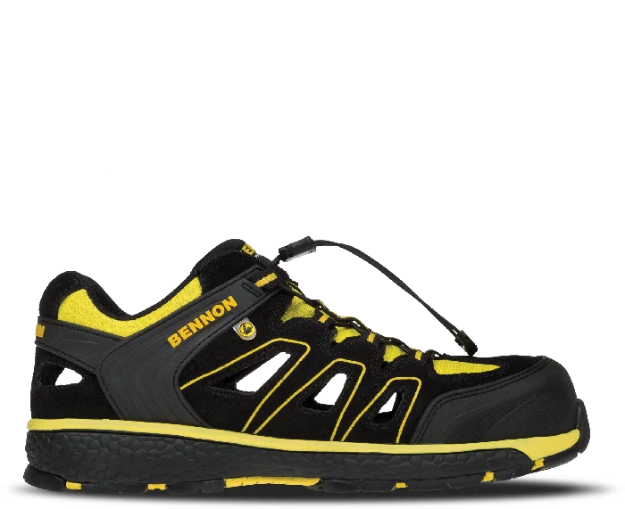 Obrázok z Bennon BOMBIS S1 ESD NM Yellow Sandal Pracovný sandál 
