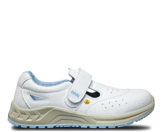 Obrázok z Bennon WHITE O1 ESD Sandal Pracovné sandále