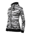 Obrázok z MALFINI C20 Camo Mikina na zips pre ženy