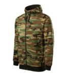 Obrázok z MALFINI C19 Camo Mikina na zips pre mužov