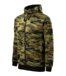 Obrázok z MALFINI C19 Camo Mikina na zips pre mužov