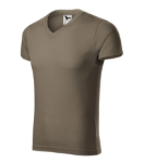 Obrázok z MALFINI 146 Pánske tričko Slim Fit s výstrihom do V