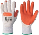 Obrázok z CXS BLANCHE Pracovné polomáčané rukavice 12 párov