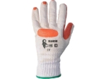Obrázok z CXS BLANCHE Pracovné polomáčané rukavice 12 párov