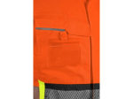 Obrázok z CXS BENSON Výstražná zateplená vesta oranžovo-čierna