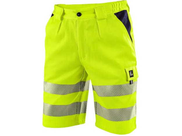 Obrázok z CXS NORWICH Reflexné pracovné kraťasy žlto-modré