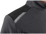 Obrázok z CXS 4ENVI SOLIS Pracovná fleecová bunda šedo-čierna