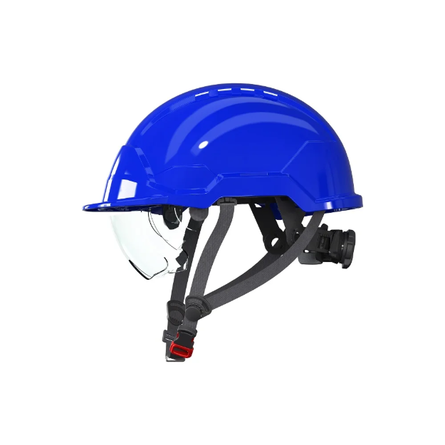 Obrázok z Elektrikářská přilba PAB WH1-C - s integrovaným zorníkem modra modrá