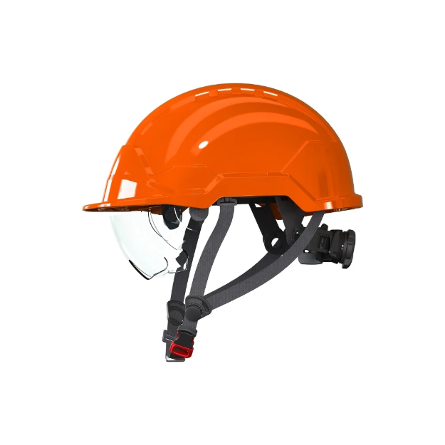 Obrázok z Elektrikářská přilba PAB WH1-C - s integrovaným zorníkem oranzova oranžová
