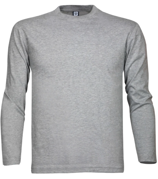 Obrázok z Tričko ARDON®CUBA s dlouhým rukávem šedá melír- baleno po jednom kuse