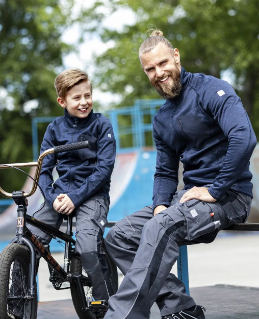 Obrázok z Dětská mikina ARDON®BREEFFIDRY melange tmavě modrá