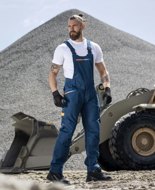 Obrázok z Kalhoty s laclem ARDON®CREATRON® modrá neon