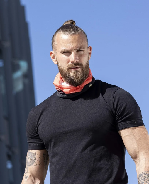 Obrázok z Multifunkční šátek ARDON®CREATRON® černá-oranžová