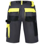 Obrázok z Procera PROWORK STRETCH SK Pracovní kraťasy šedo/žluté