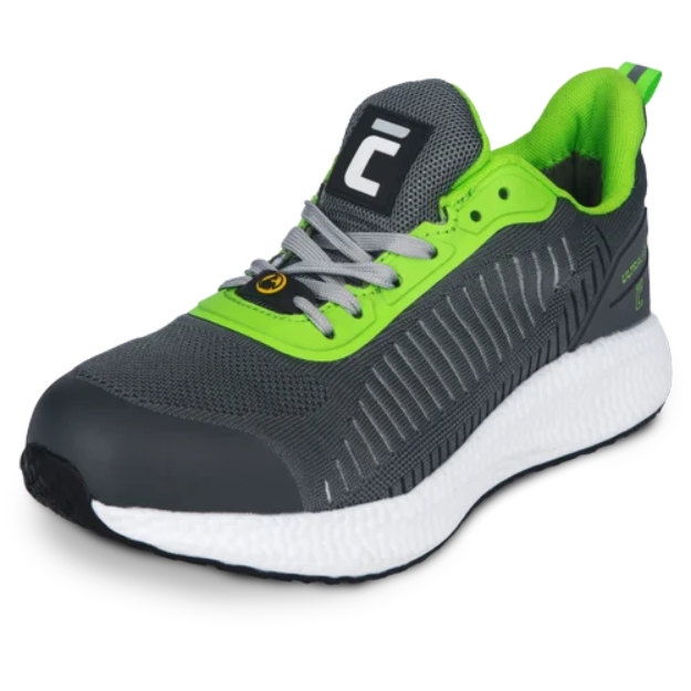 Obrázok z CERVA ULTRALIGHT ESD O1 SR polobotka šedá/bílá