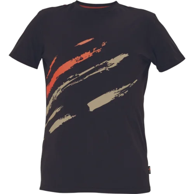 Obrázok z SAFEWORKER MAAS tričko černá/oranžová