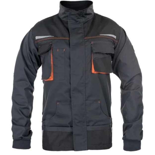 Obrázok z CERVA EMERTON STRETCH bunda šedá/oranžová