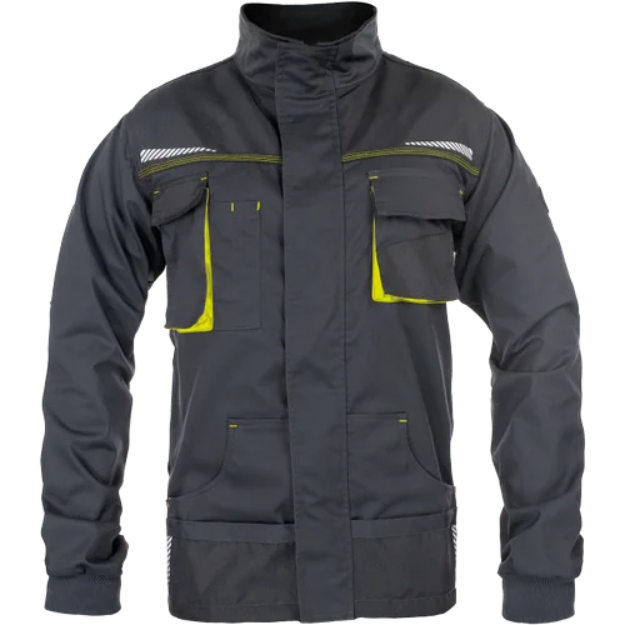 Obrázok z CERVA EMERTON STRETCH bunda černá/žlutá