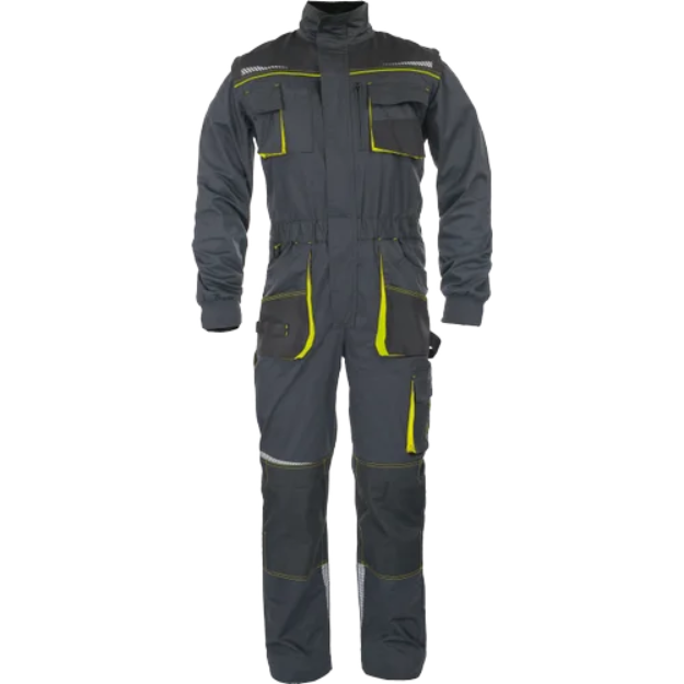 Obrázok z CERVA EMERTON STRETCH kombinéza černá/žlutá