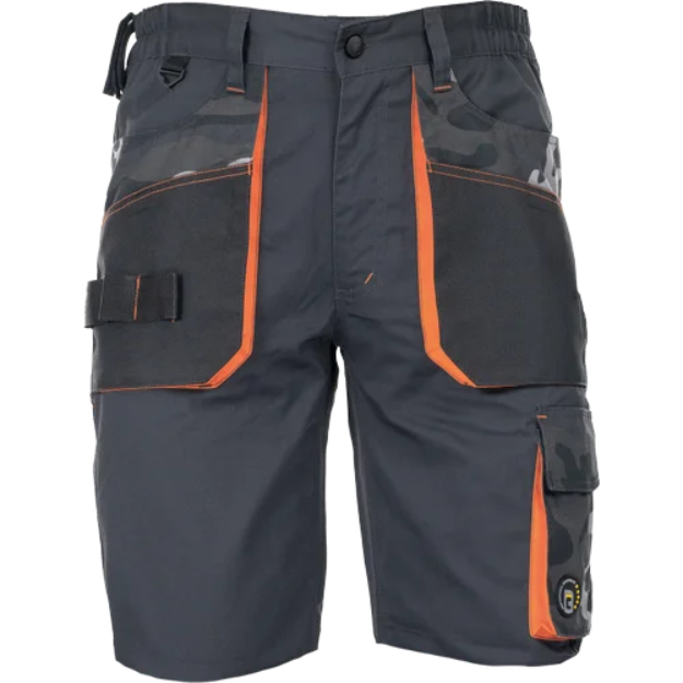 Obrázok z CERVA EMERTON STRETCH šortky šedá kamufláž