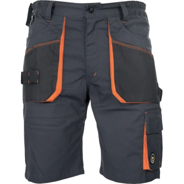 Obrázok z CERVA EMERTON STRETCH šortky šedá/oranžová