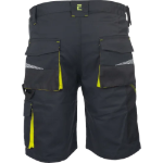 Obrázok z CERVA EMERTON STRETCH šortky černá/žlutá