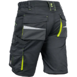 Obrázok z CERVA EMERTON STRETCH šortky černá/žlutá