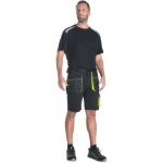 Obrázok z CERVA EMERTON STRETCH šortky černá/žlutá