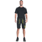 Obrázok z CERVA EMERTON STRETCH šortky černá/žlutá