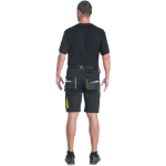 Obrázok z CERVA EMERTON STRETCH šortky černá/žlutá