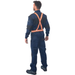 Obrázok z CERVA REFROX Reflexní elastický kříž HV oranžová