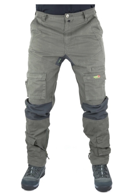 Obrázok z ISSA STRETCH ON 8738 Pracovné nohavice do pása khaki