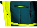 Obrázok z Bunda CXS BEDFORD WINTER, výstražná, zimná, pánska, softshell, žlto-petrolová