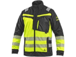 Obrázok z Blúza CXS NAOS HV, pánska, čierna-žltá Hi-Vis, reflexné pruhy