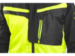 Obrázok z Blúza CXS NAOS HV, pánska, čierna-žltá Hi-Vis, reflexné pruhy