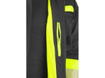 Obrázok z Blúza CXS NAOS HV, pánska, čierna-žltá Hi-Vis, reflexné pruhy