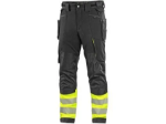 Obrázok z Nohavice CXS NAOS HV, pánske, čierno-žltá Hi-Vis, reflexné pruhy