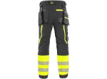 Obrázok z Nohavice CXS NAOS HV, pánske, čierno-žltá Hi-Vis, reflexné pruhy