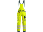 Obrázok z Nohavice CXS BEDFORD, výstražné, pánske, softshell, žlto-petrolová