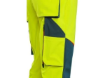 Obrázok z Nohavice CXS BEDFORD, výstražné, pánske, softshell, žlto-petrolová