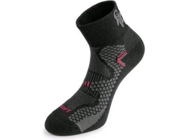 Obrázok z Ponožky CXS SOFT, čierno-červené, veľ. 37-39