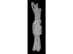 Obrázok z Šnúrky do obuvi reflexné, okrúhle, 130 cm, čierne