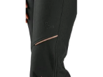 Obrázok z Nohavice CXS TRENTON, zimné softshell, detské, čierne s HV žlto/oranžové doplnky