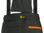 Obrázok z Nohavice CXS TRENTON, zimné softshell, detské, čierne s HV žlto/oranžové doplnky