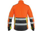 Obrázok z Bunda CXS BENSON, výstražná, softshell, pánska, oranžovo - čierna