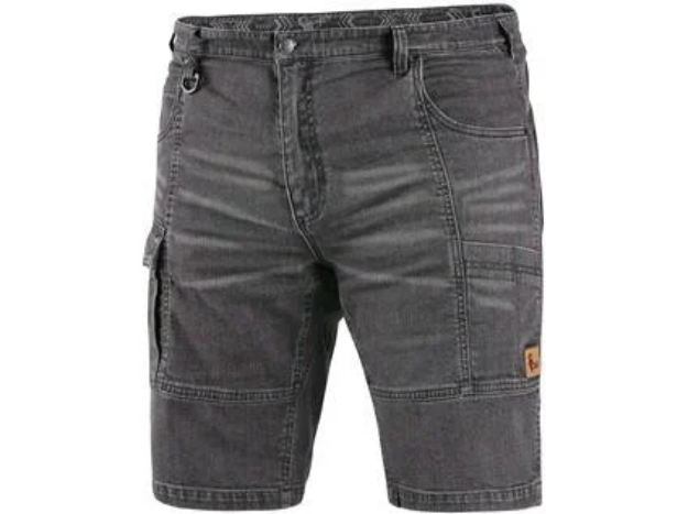 Obrázok z Kraťasy jeans CXS MURET, pánske, šedo-čierna