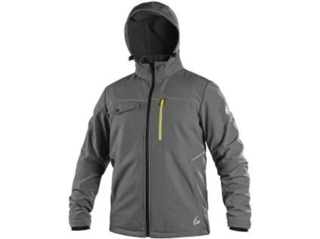Obrázok z Bunda CXS STRETCH, pánska, softshell, šedá