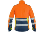 Obrázok z Bunda CXS BENSON, výstražná, softshell, pánska, oranžovo-modrá