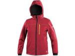 Obrázok z Bunda CXS STRETCH, detská, softshell, červená