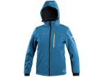Obrázok z Bunda CXS STRETCH, detská, softshell, stredne modrá